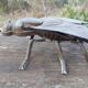Brass fly ashtray