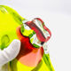 Grande Coupe Sommerso Josef Hospodka - Jaune Chartreuse et Corail