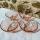 Pink Arcoroc bowls/cups