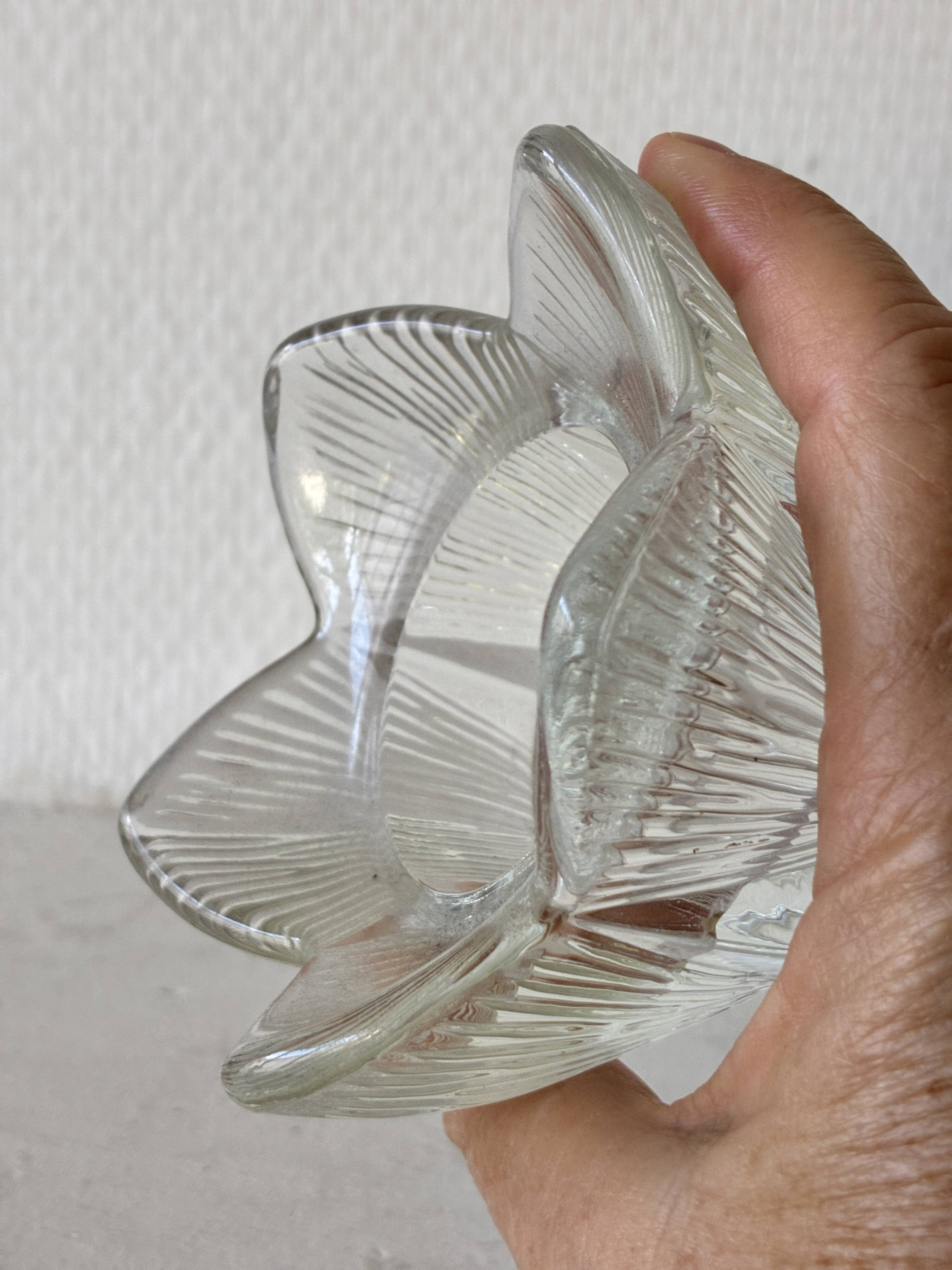 Bougeoir verre forme tulipe