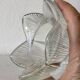 Bougeoir verre forme tulipe