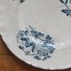 Round iron earth dish decoration flowers and butterflies P&R