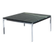 Square green marble coffee table, 1970s
