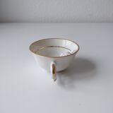 Set of 6 Berry Limoges flower porcelain tea coffee cups