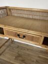 Bamboo and rattan desk