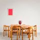 Brutalist table and 6 chairs, Rainer Daumiller, Denmark, 1970s.