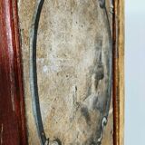 Vitrine française ancienne peinte