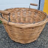 Rattan basket for apples, 1970