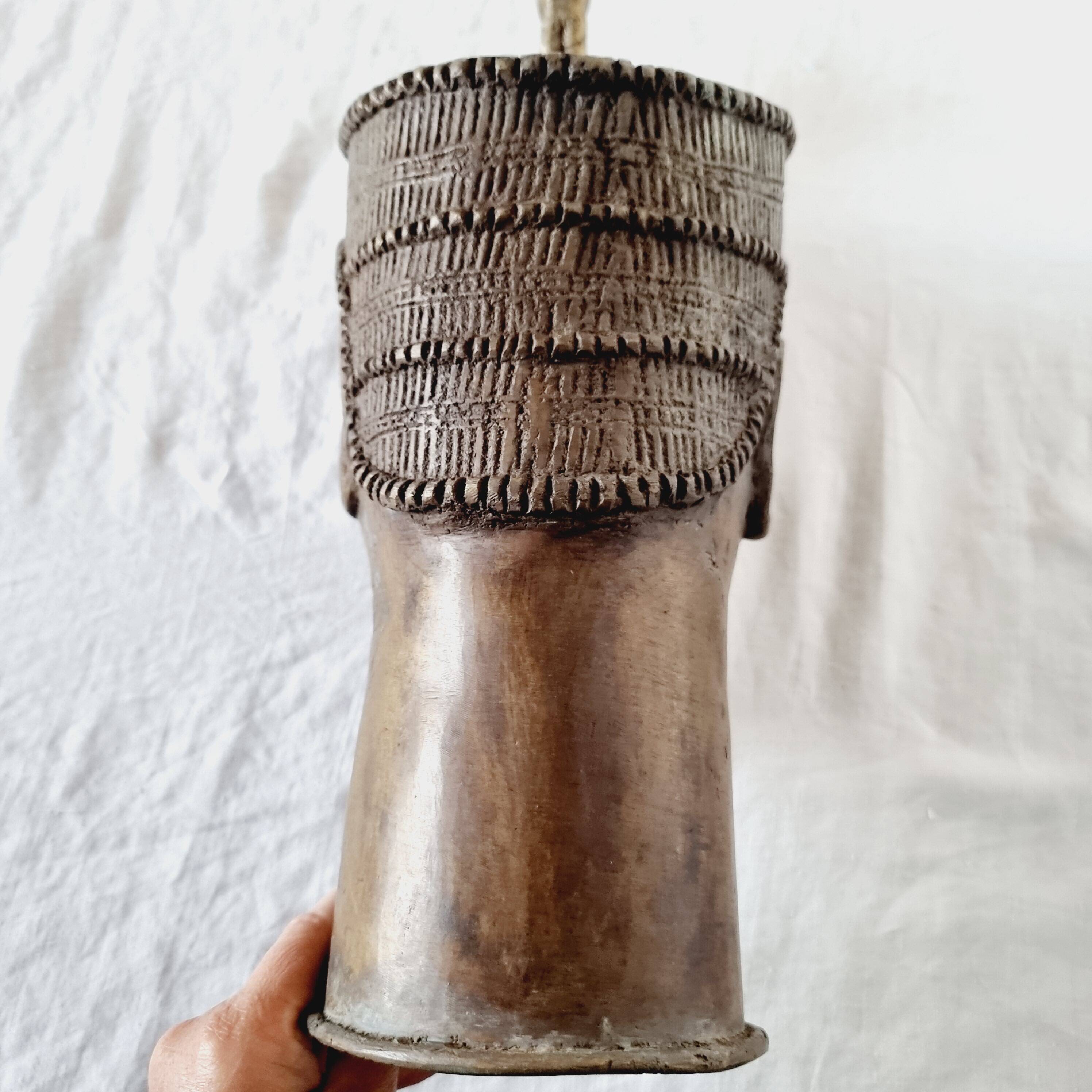 head of Ife, cradle of the Yorubas, from the Kingdom of Benin (Nigeria) in Bronze 1950s-60s Col