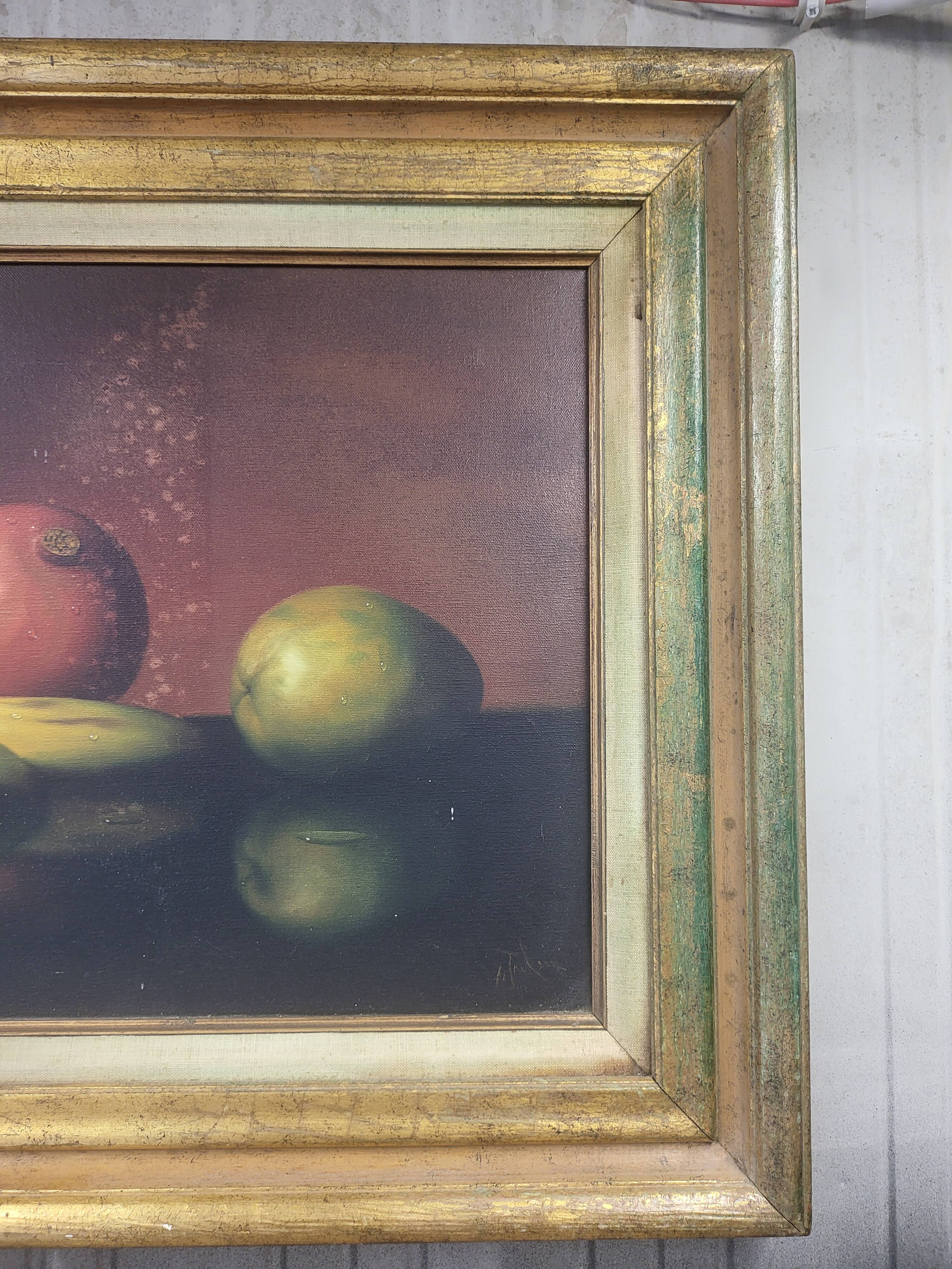 Alfred Jackson (1940–2001) – Hyper-real still life – Oil on canvas