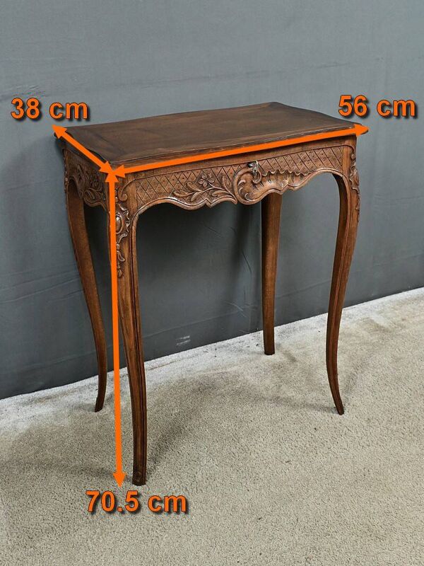 Travailleuse en Hêtre massif, style Louis XV – Début XXe