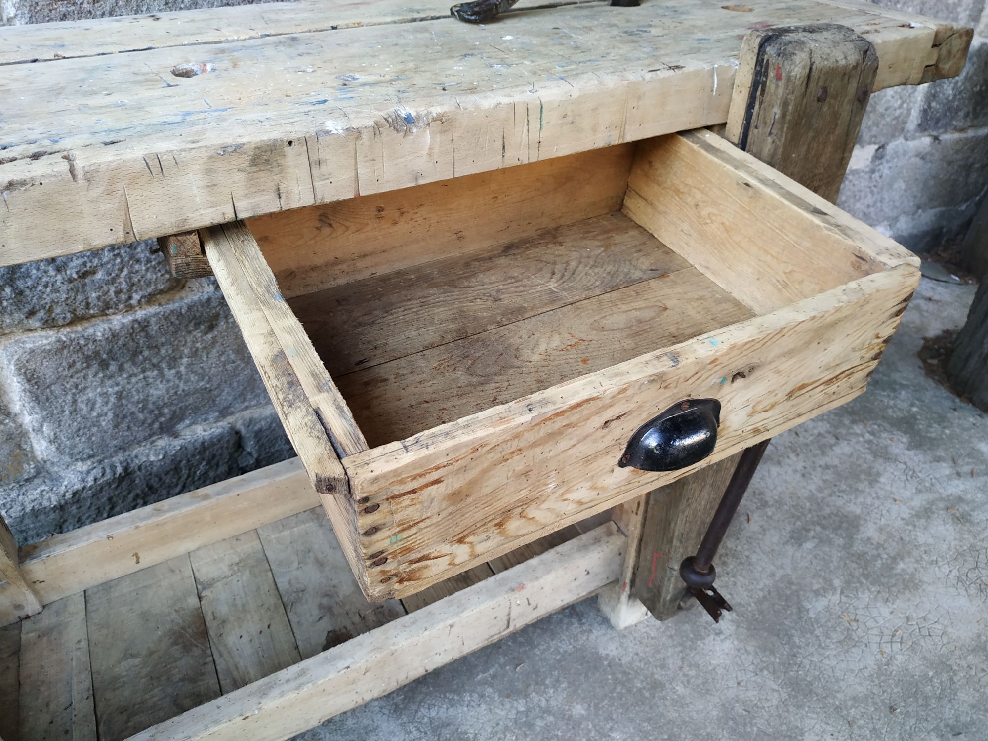 Old workbench 140 cm