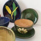 Glazed earthenware set