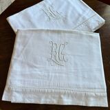 Hand-embroidered bed sheets