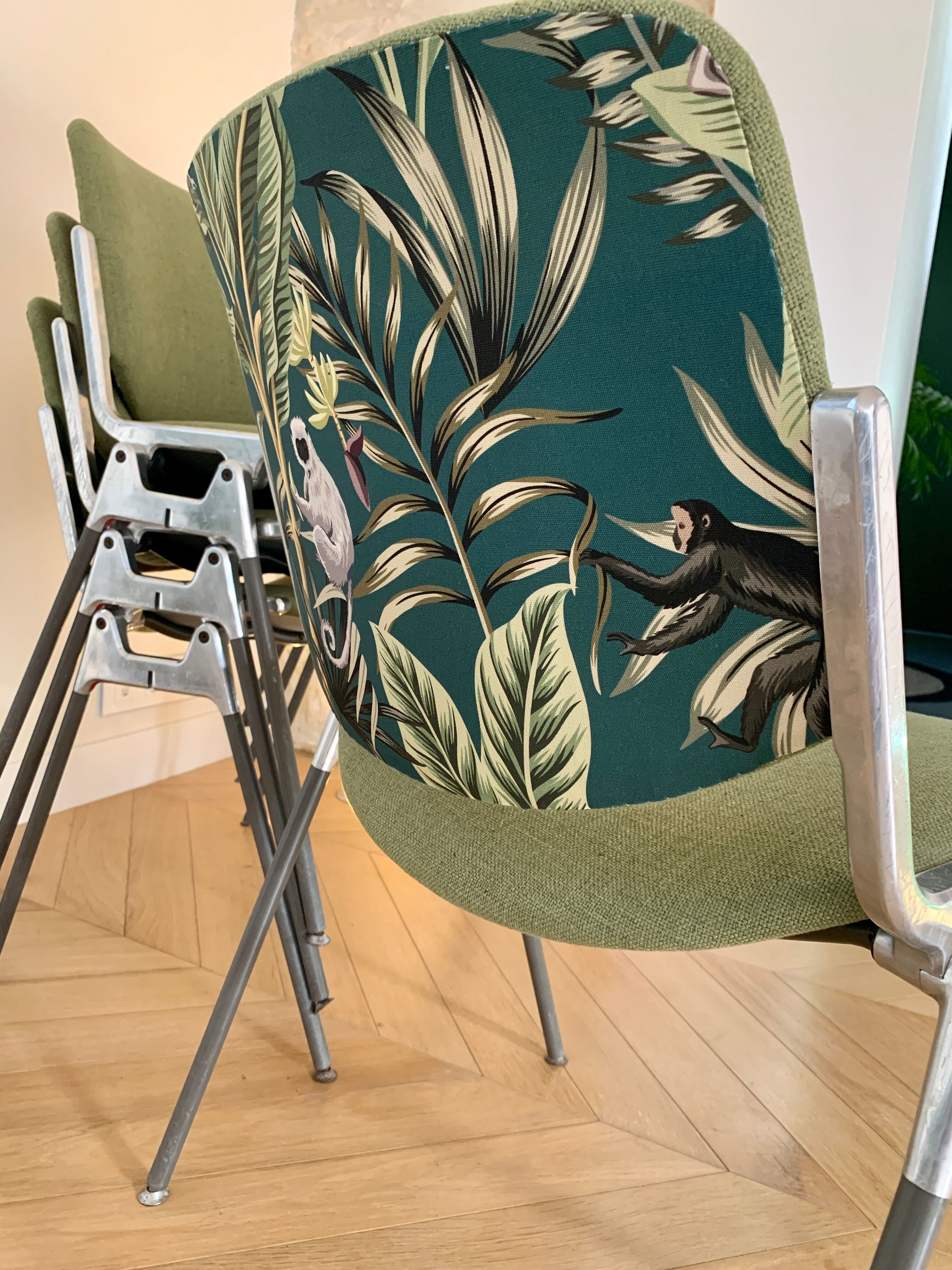 DSC chairs 1965 by Giancarlo Pirelli edited by Castelli, Italy