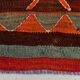 Tapis de couloir Kilim rouge