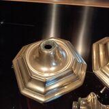 Pair of gilded bronze candlesticks