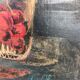 Oil on panel by sens-olive "the cherries ", 20th