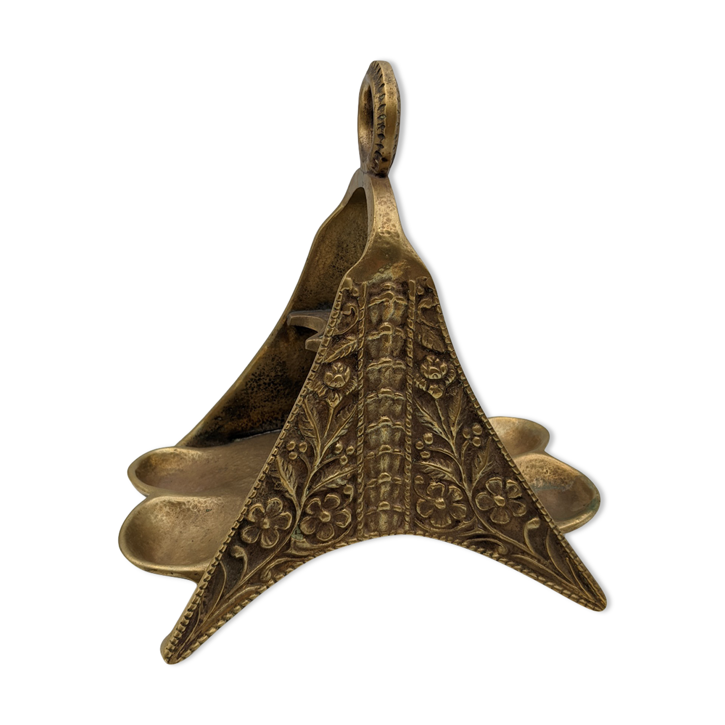 Max Le Verrier bronze pipe holder holder