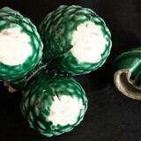 Mustard, salt and pepper shaker - 70s - Cicada ceramics