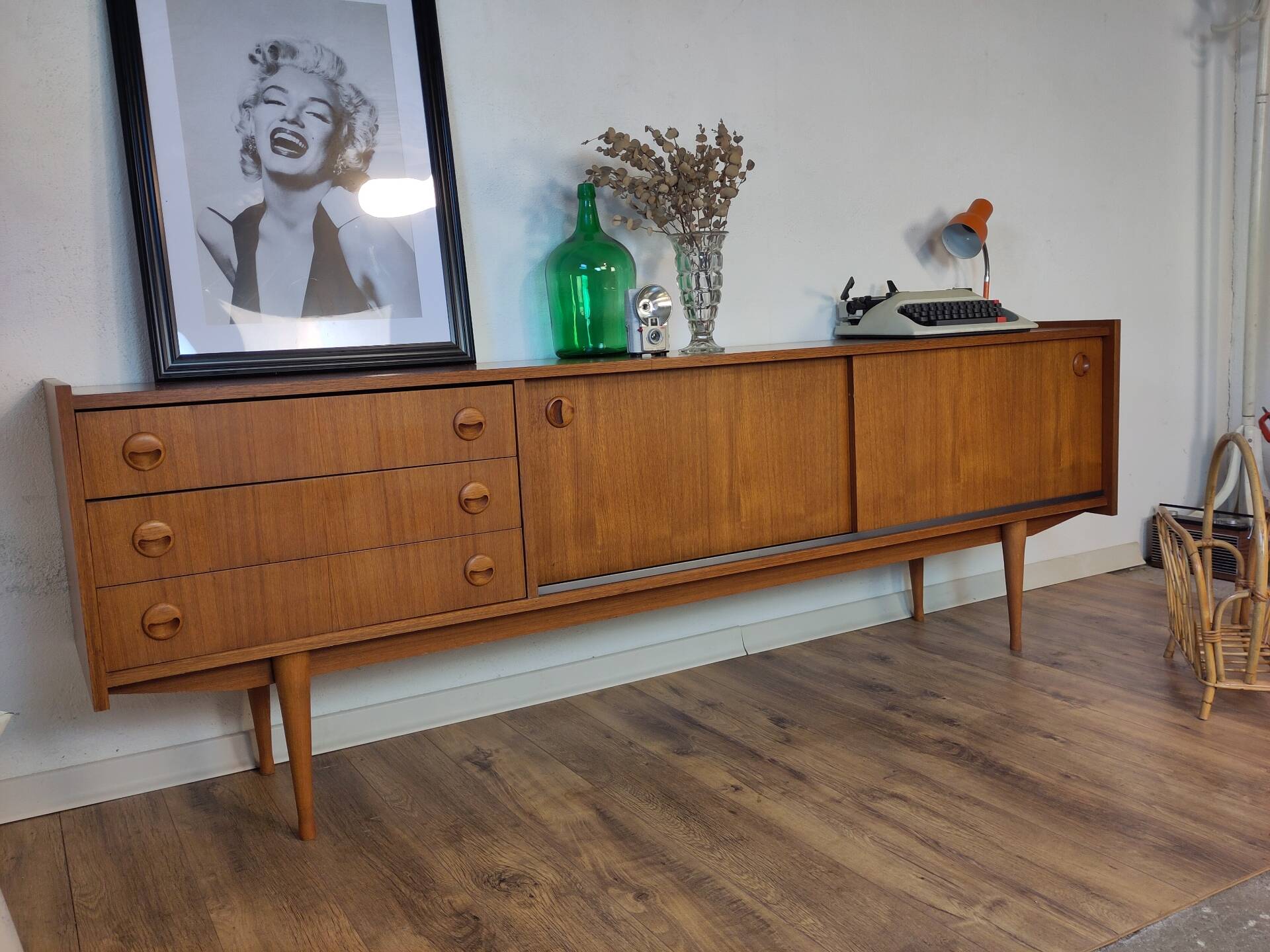 Scandinavian teak sideboard