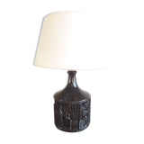 Lampe danoise en grés émaillé, vers 1960