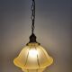 Lampe à main art déco en glaçure d’uranium; symmetrisch gelijnd, Belgique