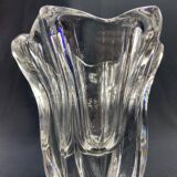 Crystal vase signed DAUM