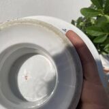 Iron earth compotier / vintage earthenware standing dish