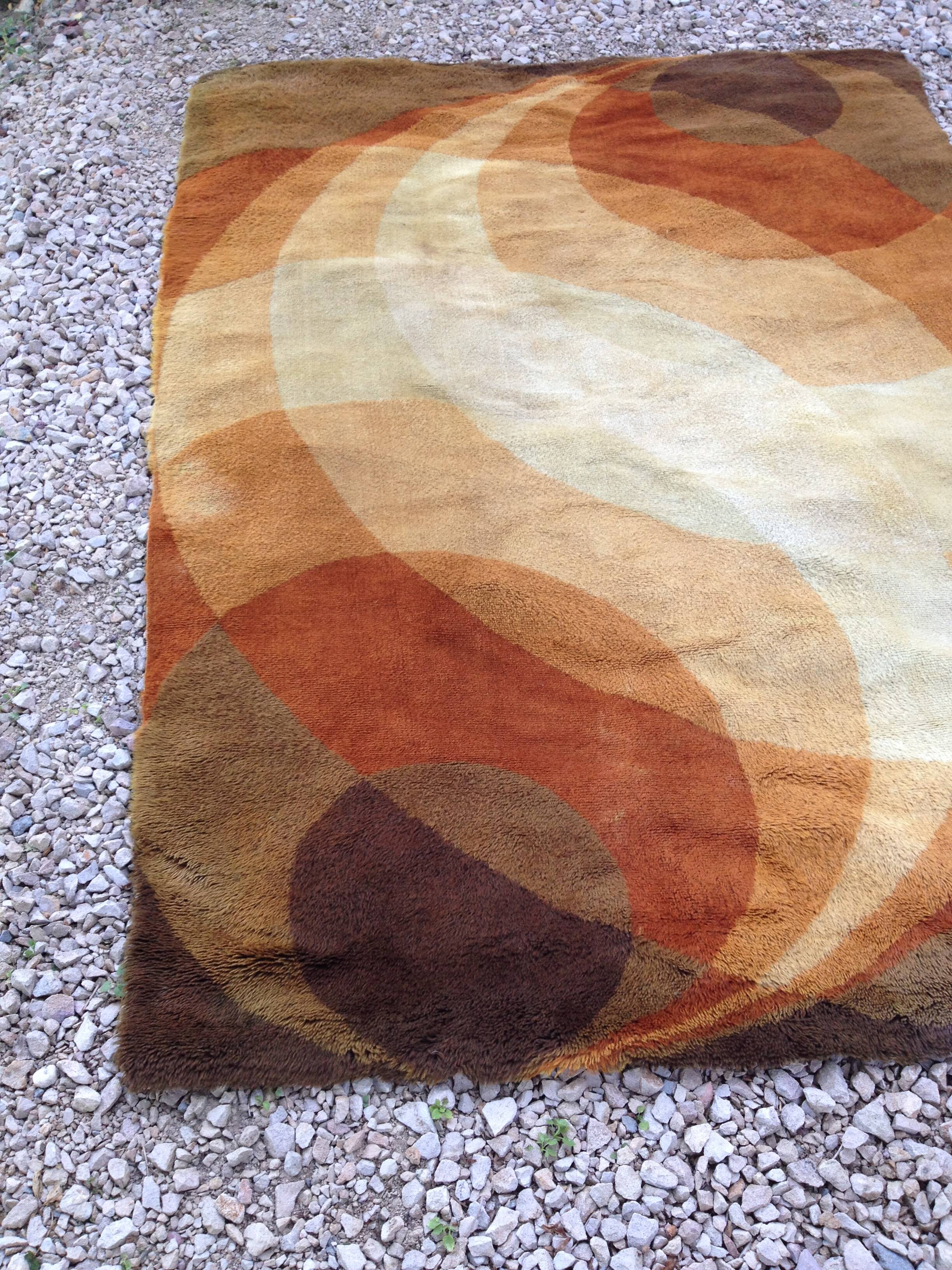 1970s vintage rug Netherlands