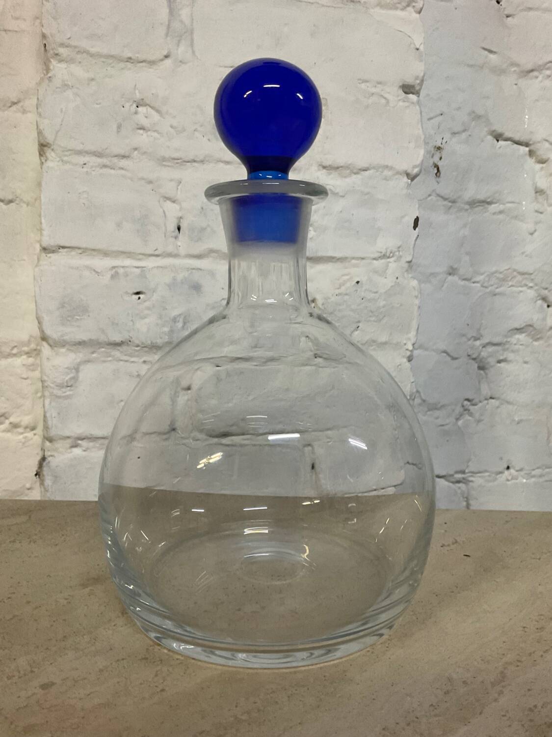 Vintage blown glass carafe