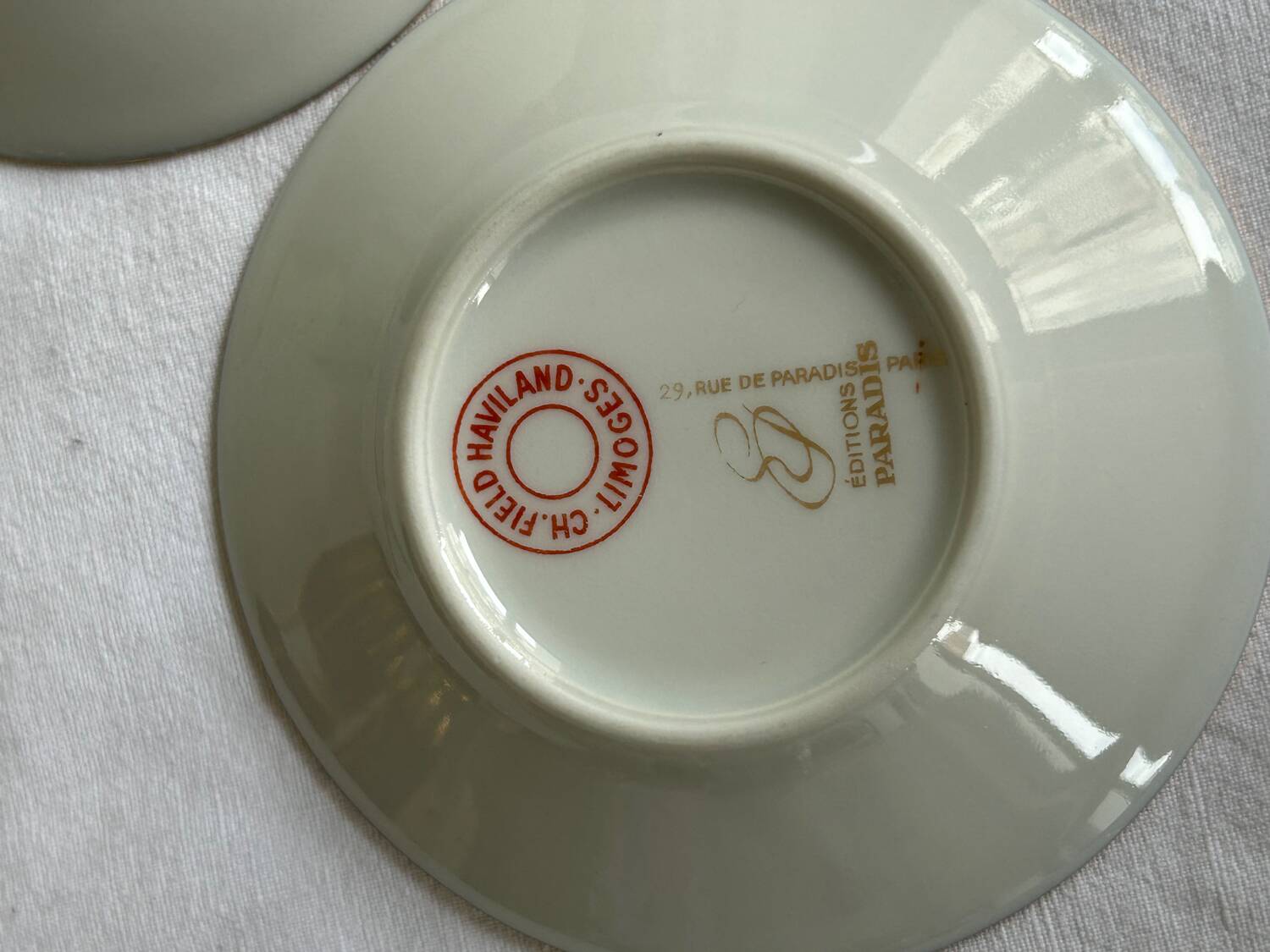 Limoges porcelain coffee service – Ch. Haviland – Decor