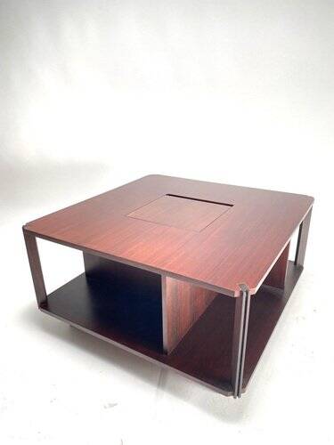Table basse italienne dans le style de Gianfranco Frattini, années 60