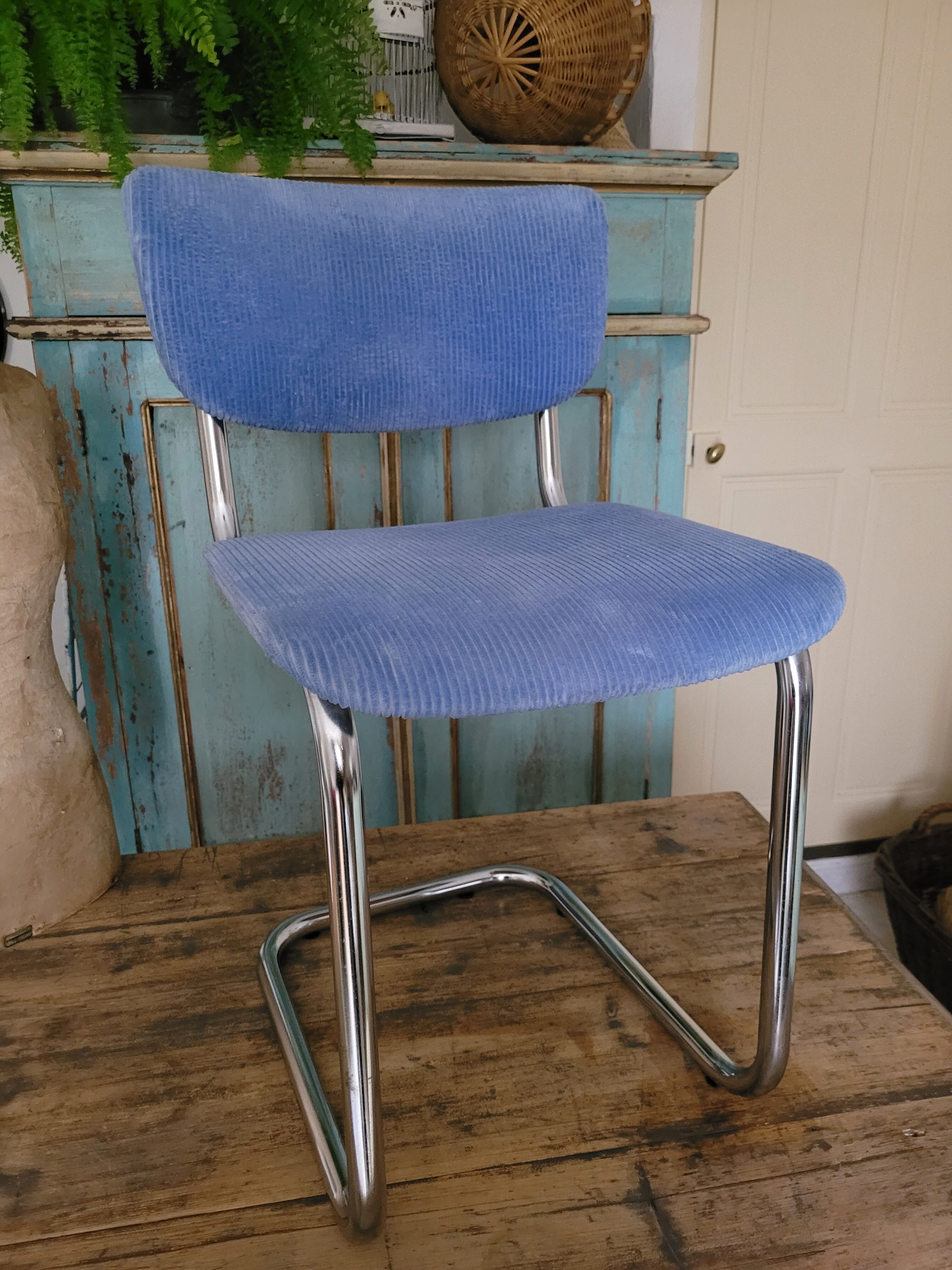 Sky blue chair
