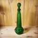 Chiseled glass carafe