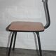 Old double desk with its vintage chair 50