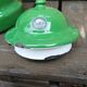 Enameled sheet metal teapot