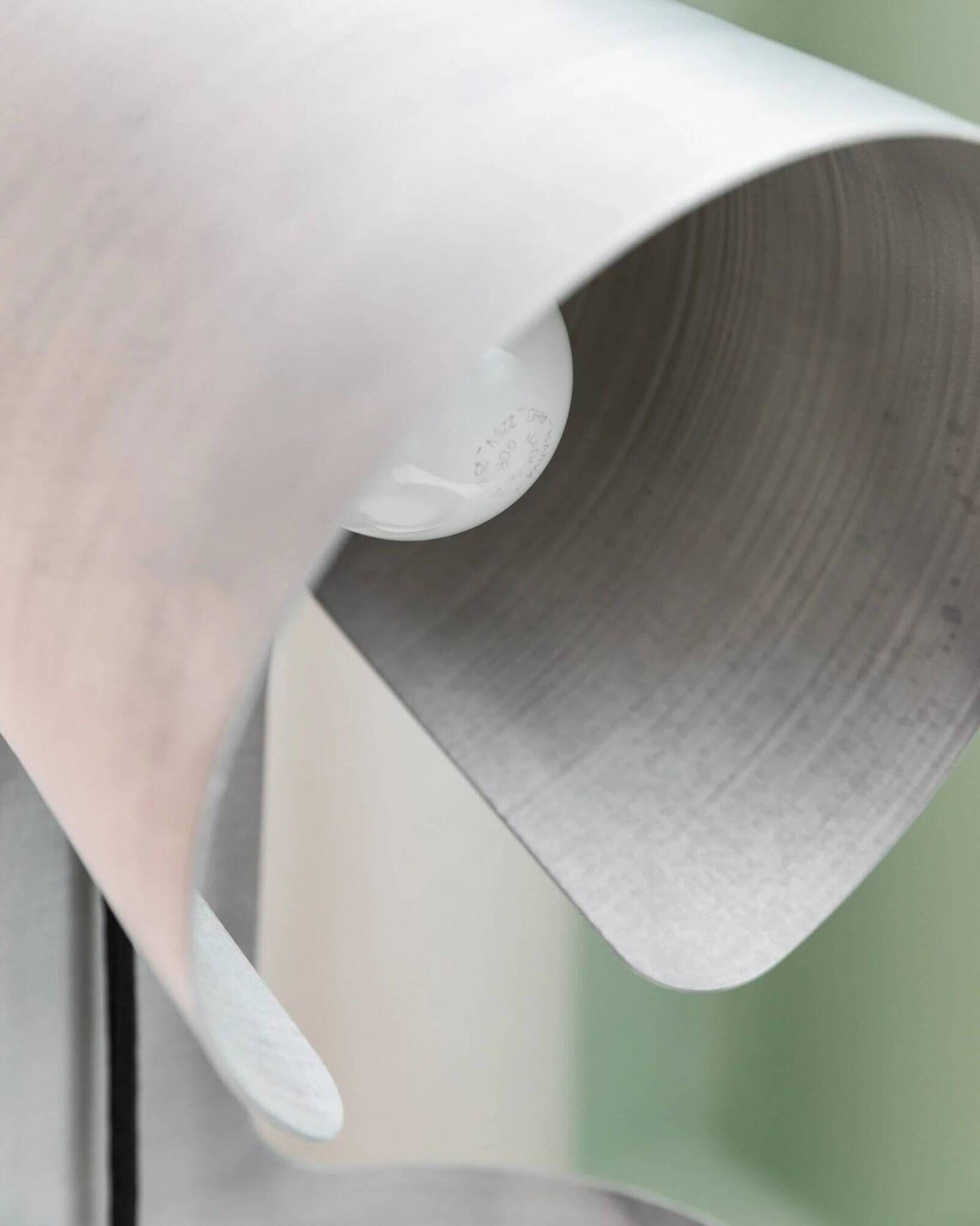 Matte silver aluminum table lamp by Dominik Hehl, vintage 2012 design, sculptural industrial vibe