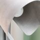 Matte silver aluminum table lamp by Dominik Hehl, vintage 2012 design, sculptural industrial vibe