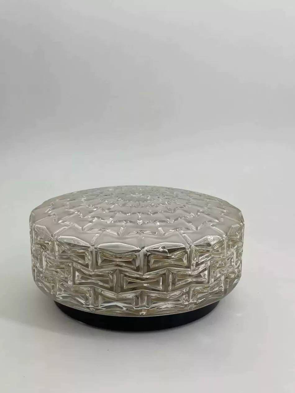 Glass ceiling light, 1960s