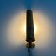 Small simple cylindrical brass wall light from the mid-century, 1950s, Germany.