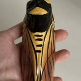 Vintage Provençal cicada handmade ceramic to hang.