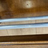 Wooden wall-mounted coat rack and hat rack, 1960/70