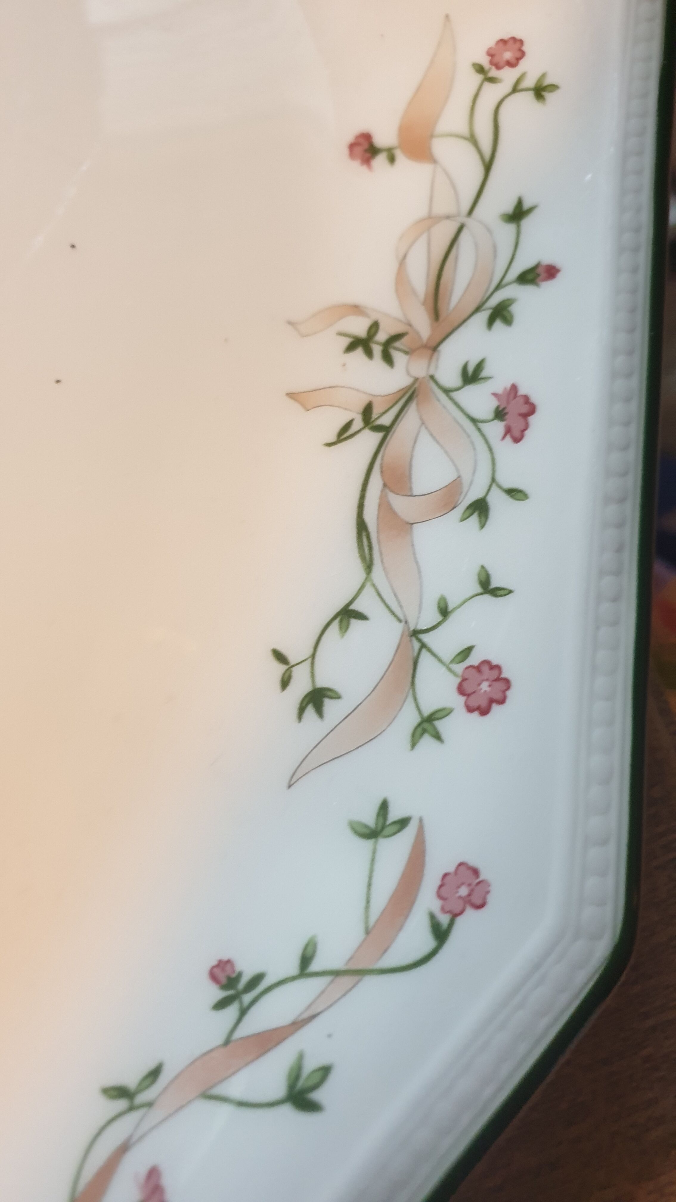 Johnson Brothers 1980s "Eternal Beau" octagonal design