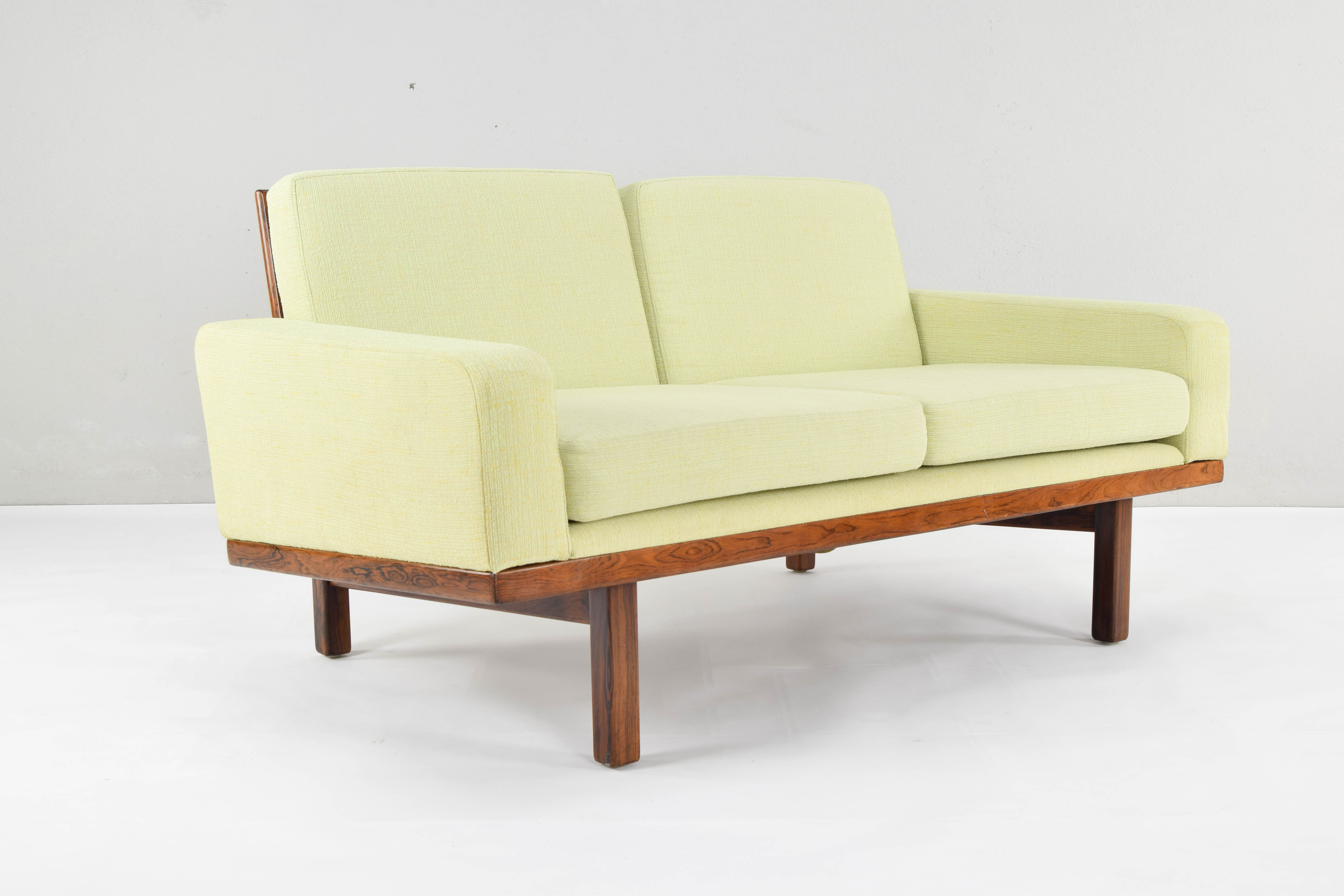 Eric merthen scandinavian modern tornado sofa 2-seater for ire möbler sweden 60s