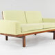 Eric merthen scandinavian modern tornado sofa 2-seater for ire möbler sweden 60s