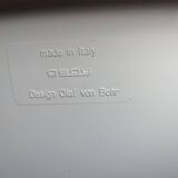 Tabouret coffre blanc Olaf Von Bohr pour Gedy