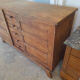 Vintage René Gabriel "Les sinistrés" sideboard chest of drawers