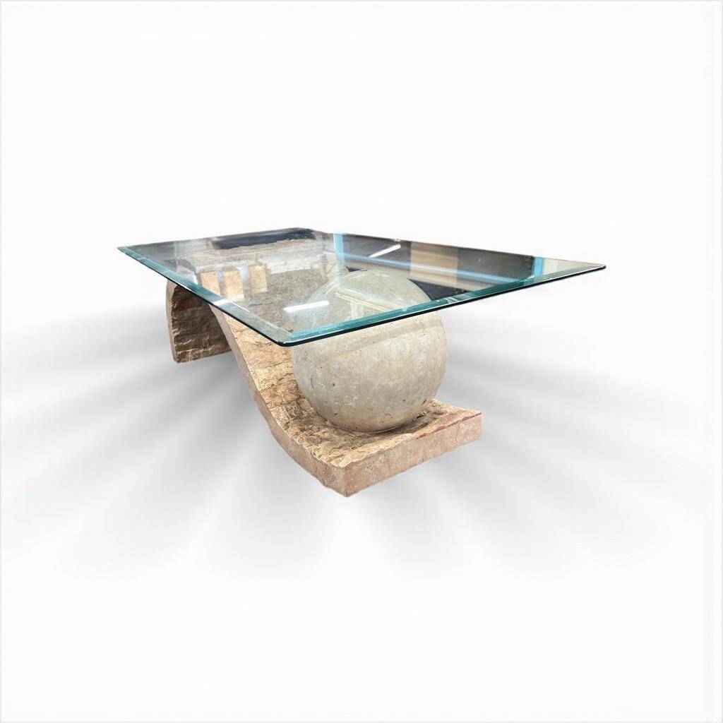Vintage Magnussen Ponte Stone Coffee Table
