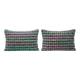 Set of 2 vintage kilim cushion covers 41x61 cm